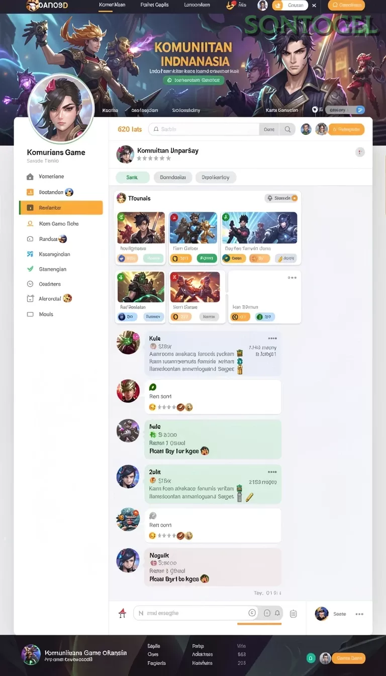 Cuplikan layar SULTAN188 — menu navigasi