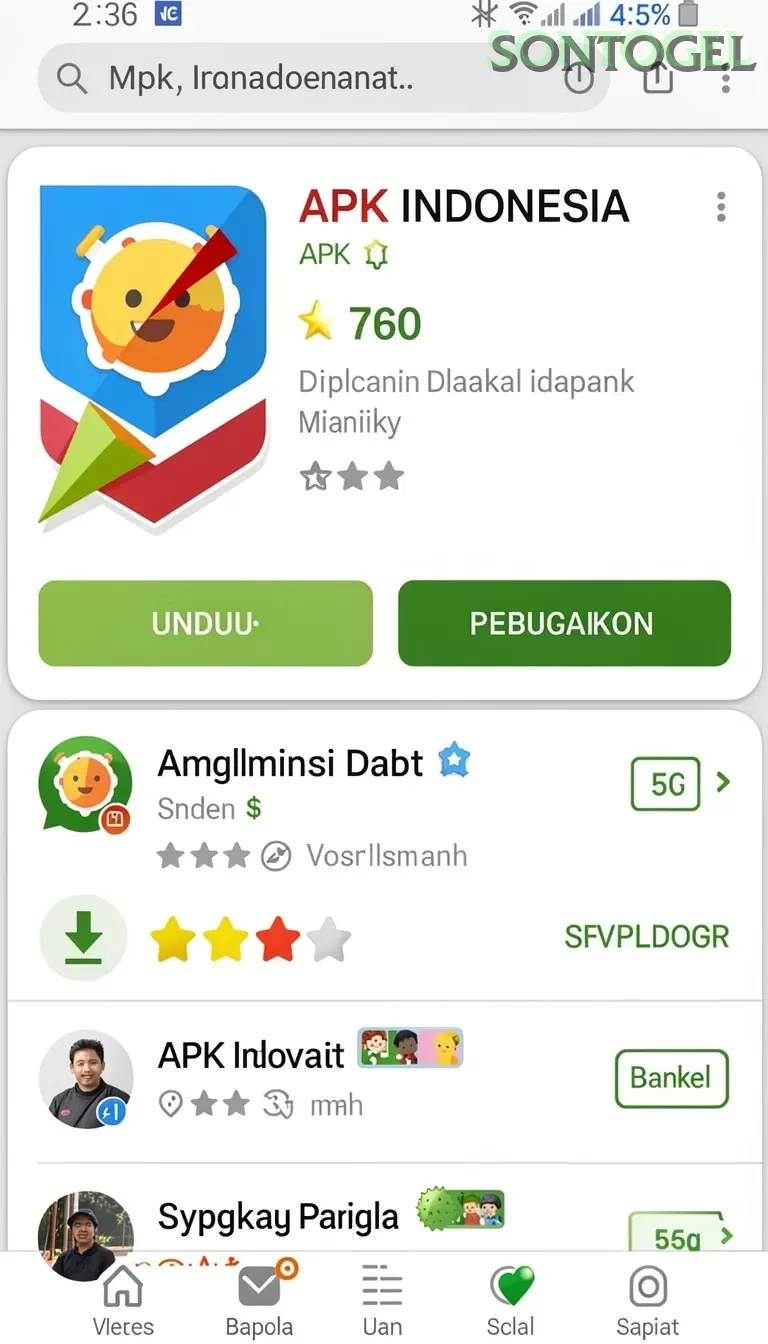 Cuplikan layar F08 — pengaturan akun