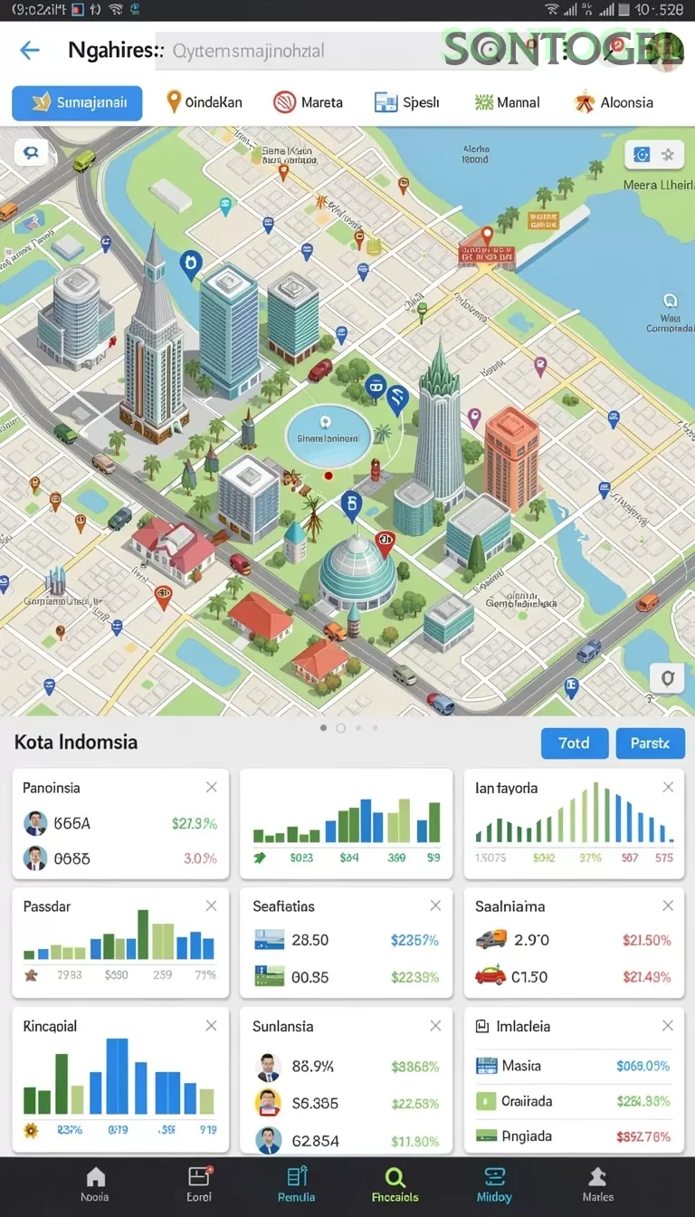 Cuplikan layar GARUDA365 — menu navigasi